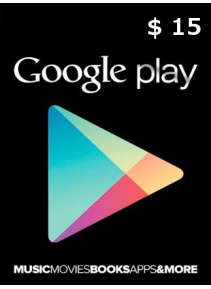 Google Play 15 USD