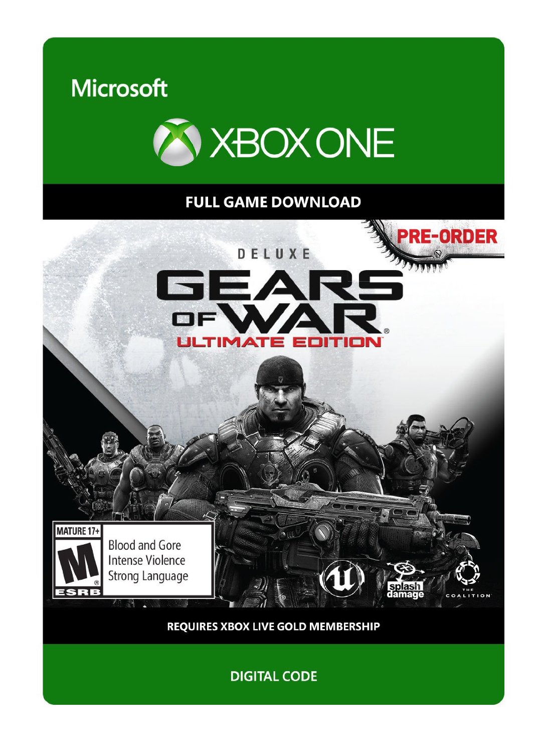 Gears of War: Ultimate Edition Deluxe Xbox One - Digital Code