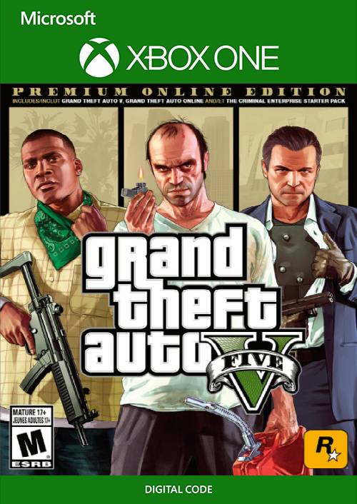 Grand Theft Auto V 5: Premium Online Edition Xbox (UK)