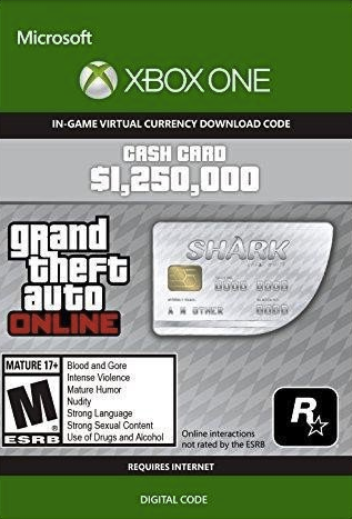 Grand Theft Auto V - Great White Shark Cash Card Xbox One (UK)