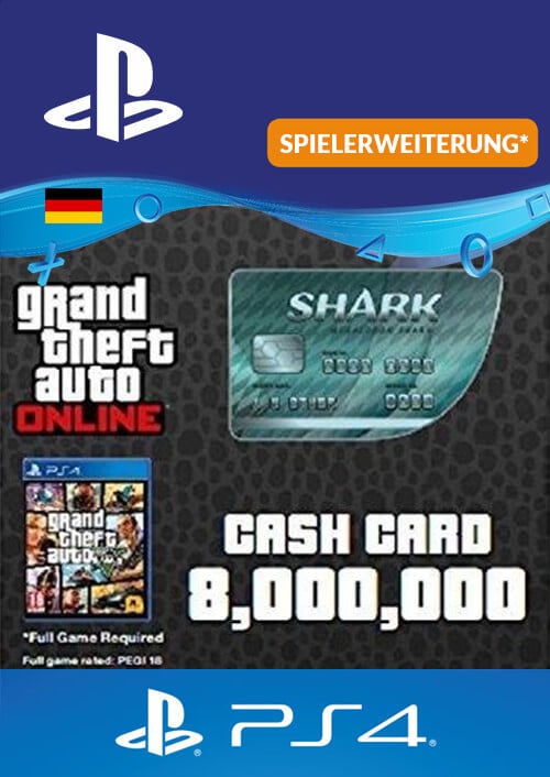 GTA Megalodon Shark Card PS4 (Germany)