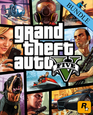 Grand Theft Auto V 5 - Whale Shark Card Bundle PC - Rockstar Games Launcher
