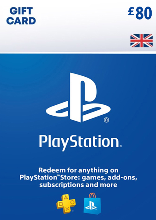 PLAYSTATION STORE GIFT CARD - 80 GBP (UK)