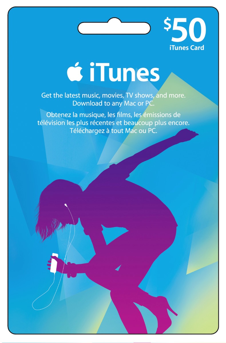 iTunes Gift Card - $50 USD