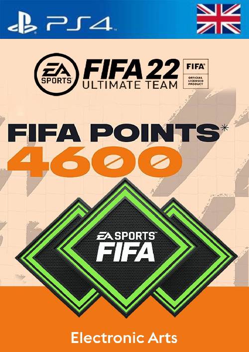 FIFA 22 Ultimate Team 4600 Points Pack  PS4/PS5 (UK)