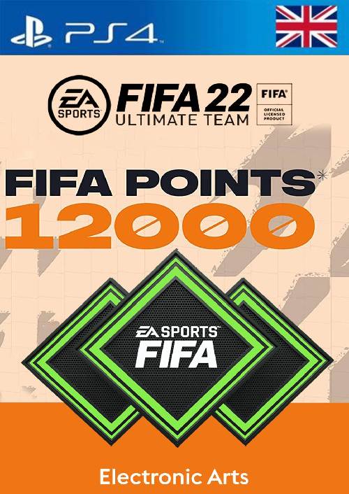 FIFA 22 Ultimate Team 12000 Points Pack  PS4/PS5 (UK)