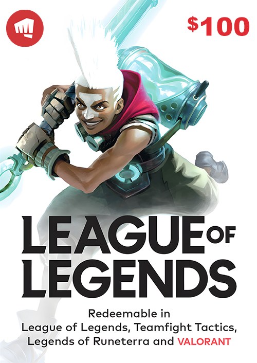 League of Legends Gift Card - 100 USD (US)