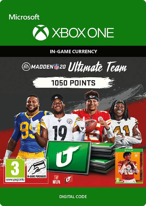 Madden NFL 20 1050  MUT Points Xbox One