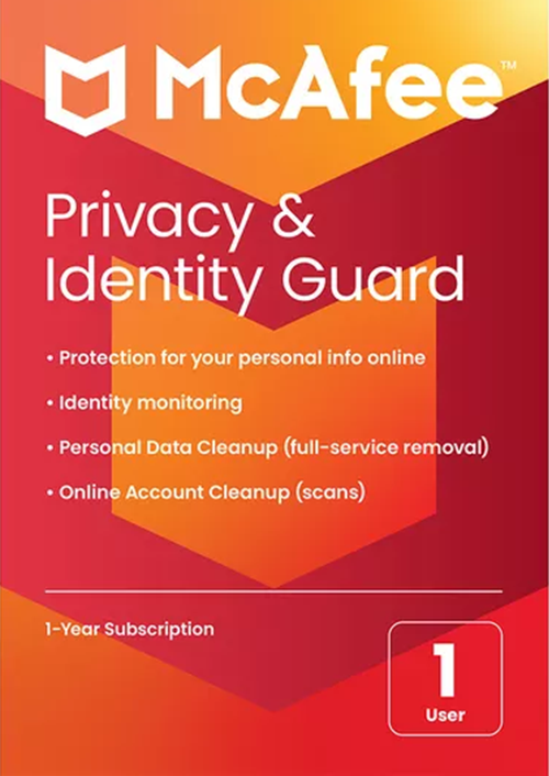 McAfee Privacy & Identity Guard Gift Card (PC, Android, Mac, iOS)