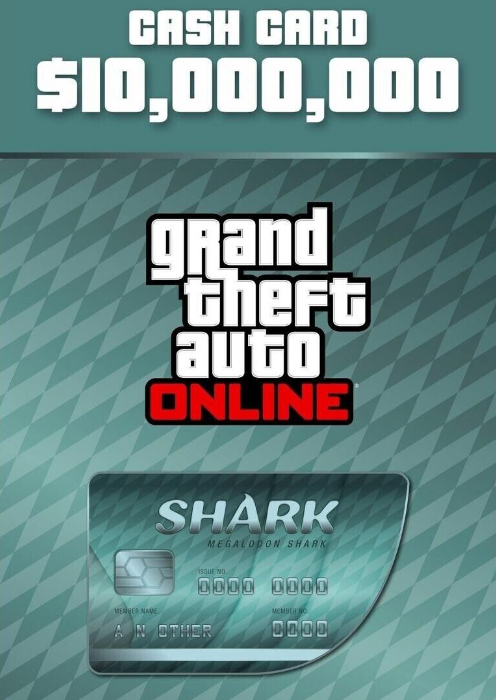 GTA Online Megalodon Shark Cash Card - $10,000,000 Xbox