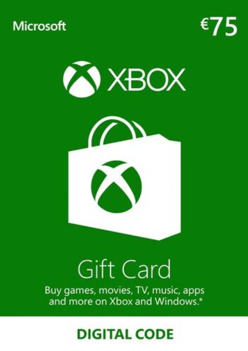 Xbox Gift Card - €75 EUR Xbox One/360