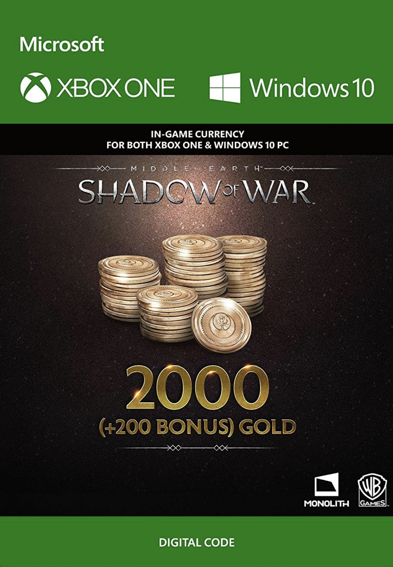 Middle-Earth: Shadow of War - 2200 Gold Xbox One