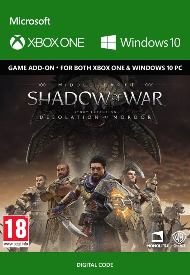 Middle-Earth Shadow of War - The Desolation of Mordor Expansion Xbox One/PC