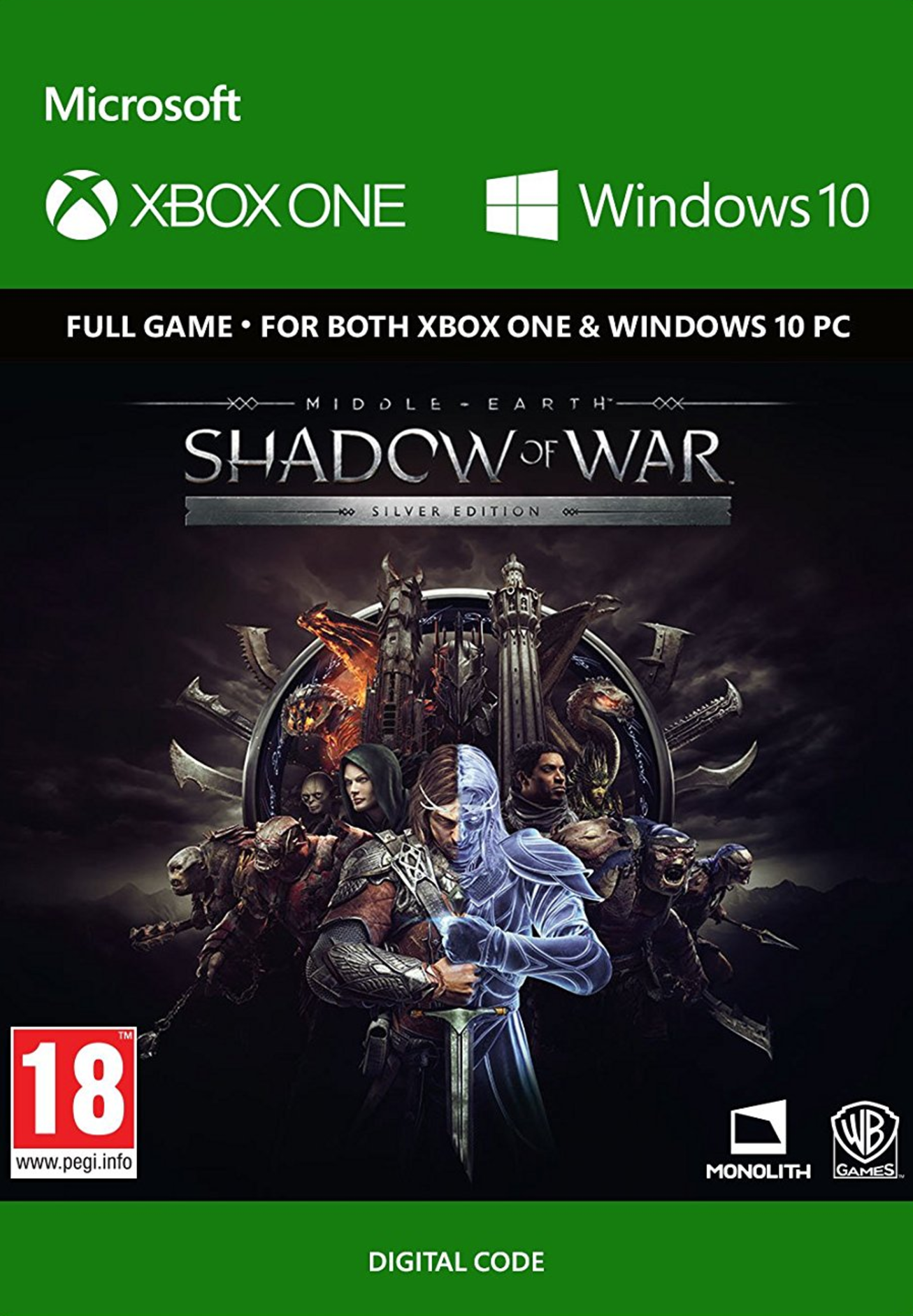 Middle-Earth: Shadow of War Silver Edition Xbox One / PC