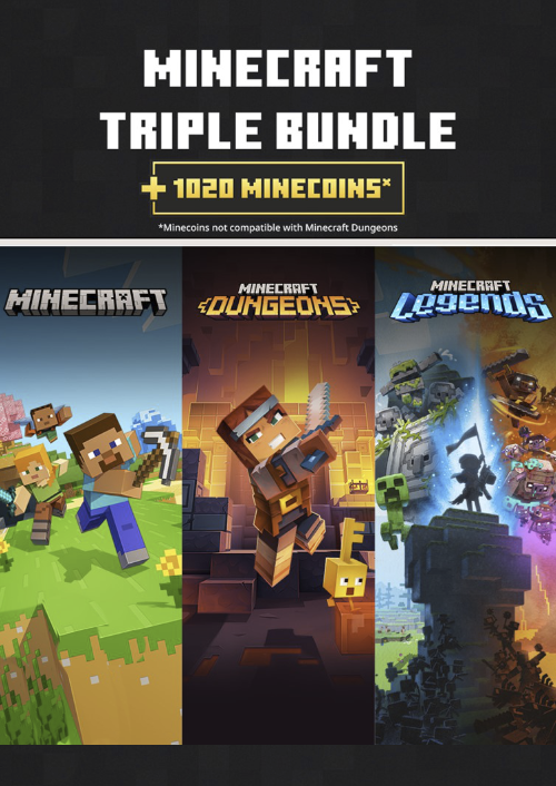 Minecraft Triple Bundle Xbox One & Xbox Series X|S (WW)