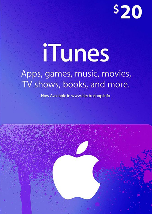 iTunes Gift Card - 20 USD