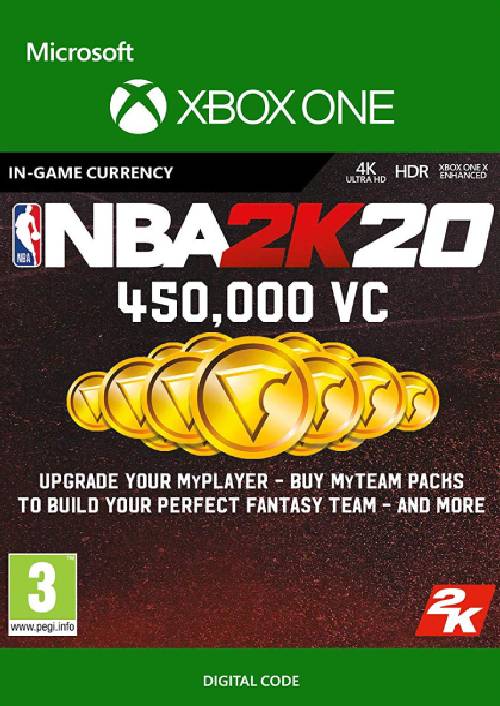 NBA 2K20: 450,000 VC Xbox One