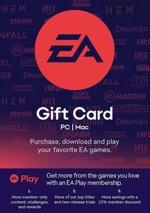 EA Origin Gift Card - 100 EUR