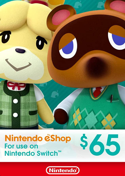 Nintendo eShop Gift Card - 65 USD