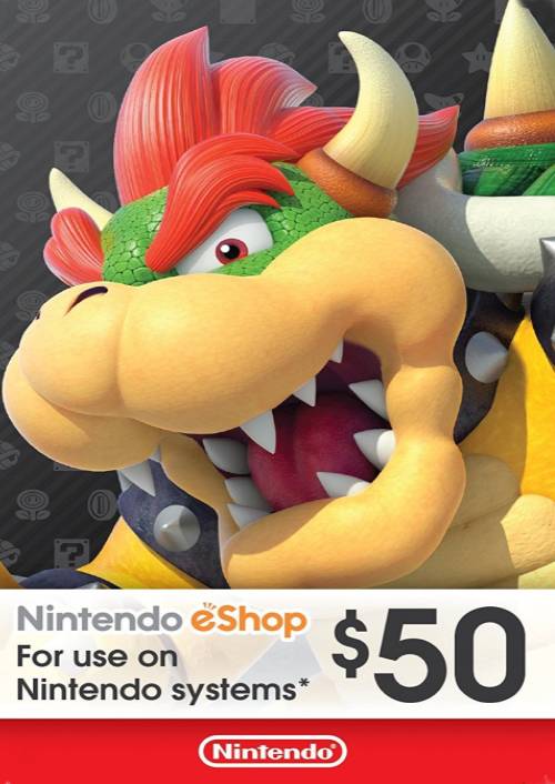 Carte Nintendo eShop 50 $ (USA)