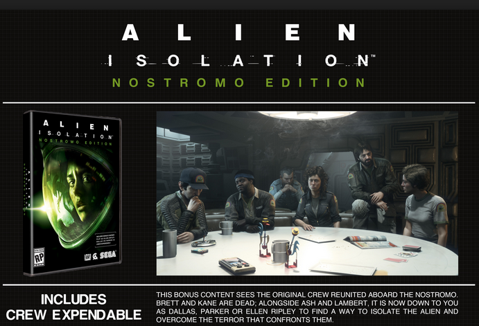 Alien: Isolation - Nostromo DLC PC