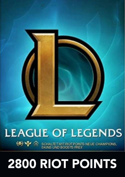 League of Legends 2800 Riot Points (EU & UK - West)