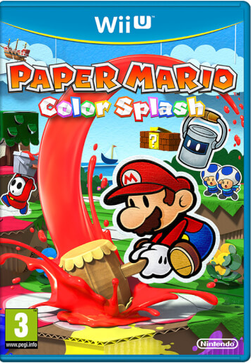 Paper Mario Color Splash Wii U  - Game Code (EU & UK)