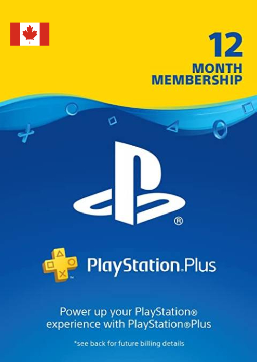1 an d'abonnement à PlayStation Plus (PS+) - PS3/PS4/PS5 (Canada)