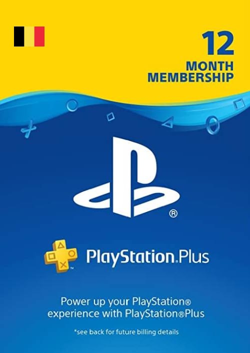 Playstation Plus (PS+) - Abonnement de 12 mois (Belgique)