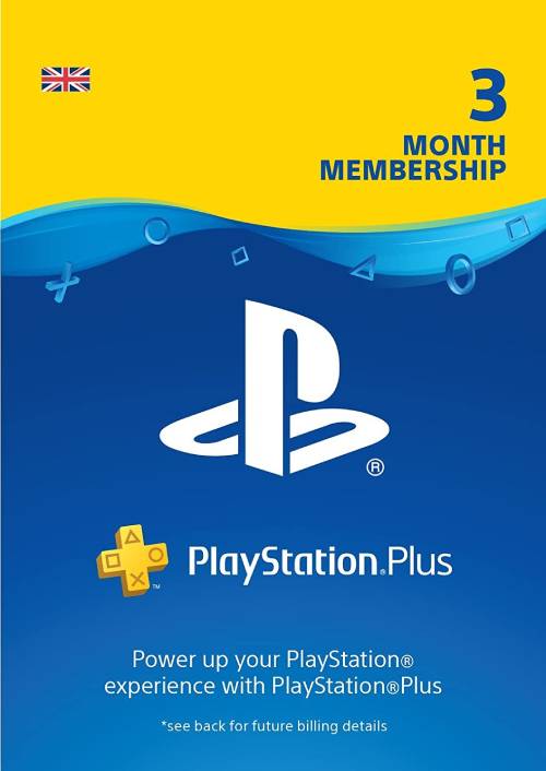 PlayStation Plus - 3 Month Subscription (UK)