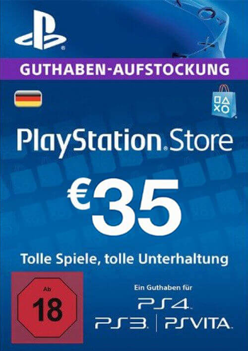 Carte cadeau PlayStation Store 35 EUR (Allemagne)