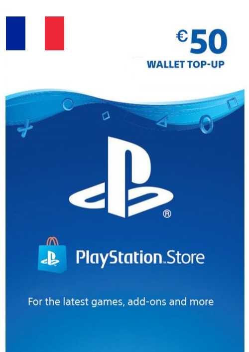 Carte cadeau PlayStation Store 50 EUR (France)