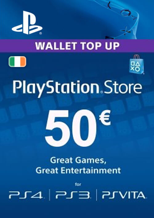 Carte cadeau PlayStation Store 50 EUR (Irlande)