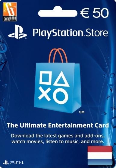 Carte cadeau PlayStation Store 50 EUR (Pays-Bas)