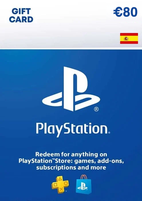 PLAYSTATION STORE GIFT CARD - 80 EUR (Spain)