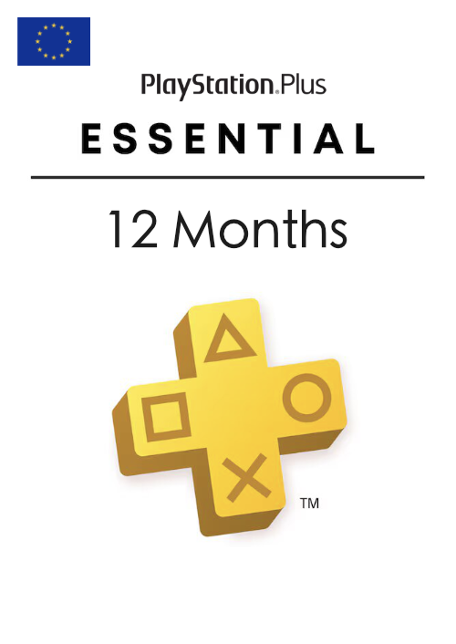 PlayStation Plus Essential: 12 Month Subscription (Europe & UK)