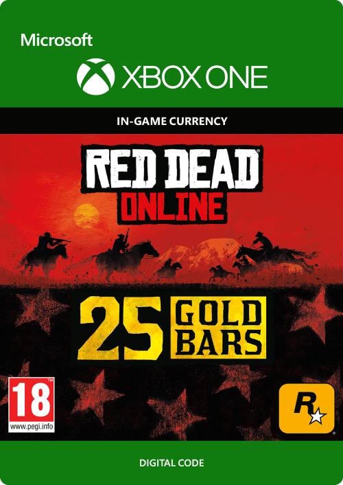Red Dead Online: 25 Gold Bars Xbox One