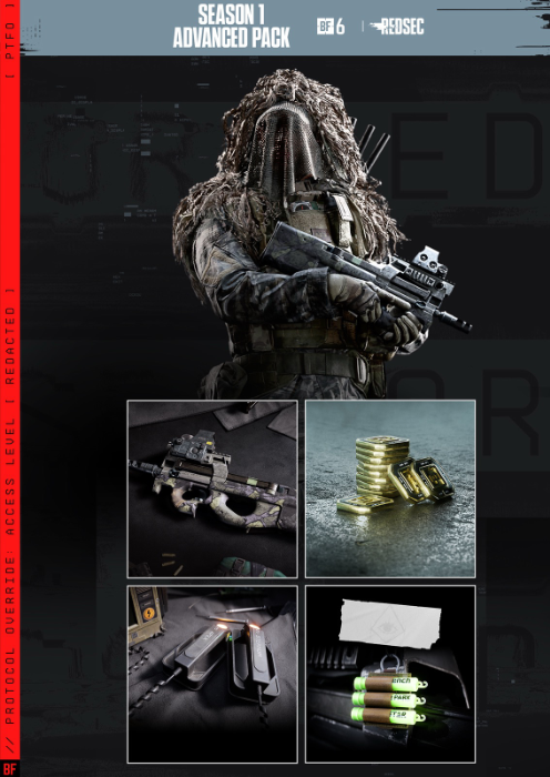 Battlefield 6 and REDSEC - Season 1 Advanced Pack Xbox Series X|S - DLC (UK)