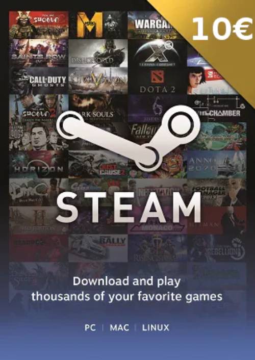 Steam Gift Card 10 EUR