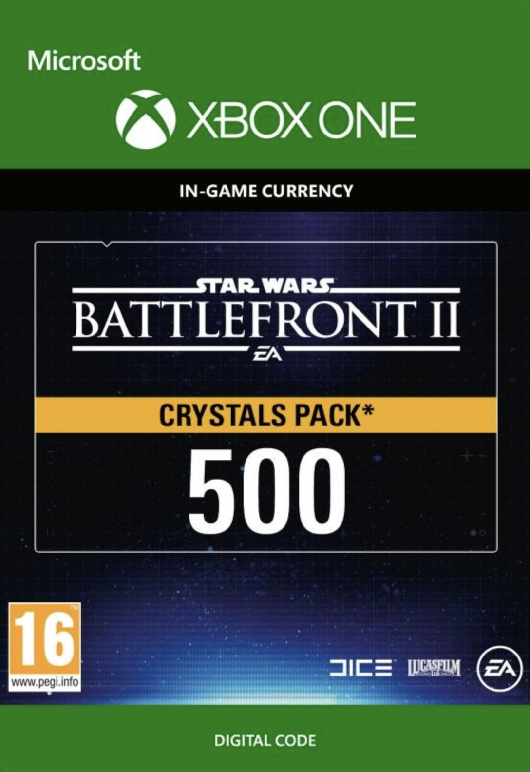Star Wars Battlefront 2: 500 Crystals Xbox One