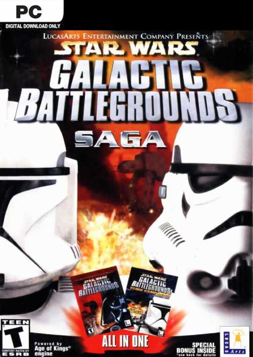 Star Wars Galactic Battlegrounds (PC) - Big Box PAL - Jeu Vidéo D'occasion