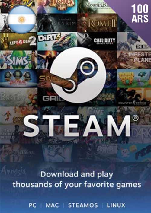 Steam Gift Card 100 ARS (Argentina)