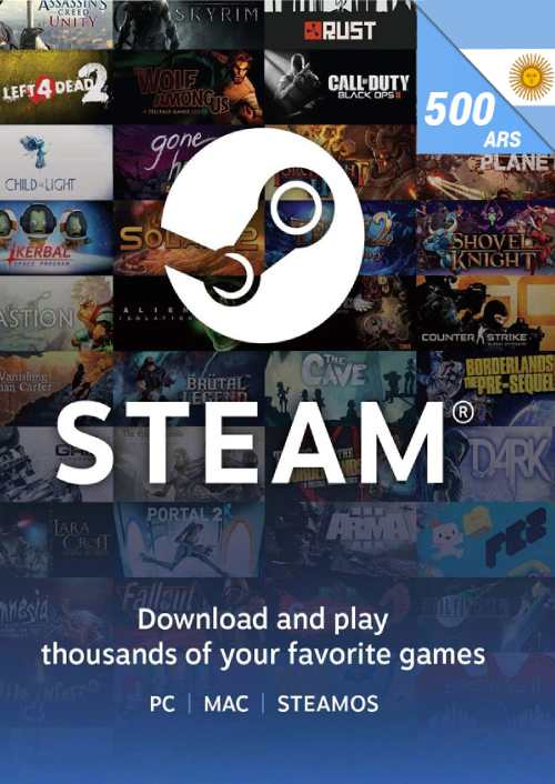 Steam Gift Card 500 ARS (Argentina)