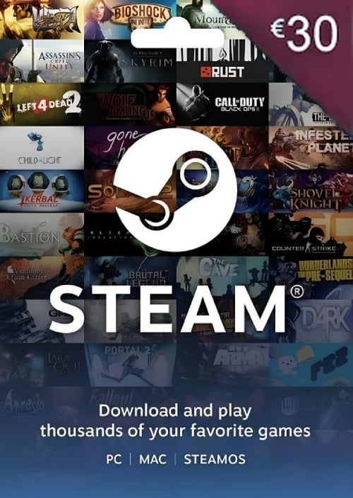 Steam Gift Card 30 EUR