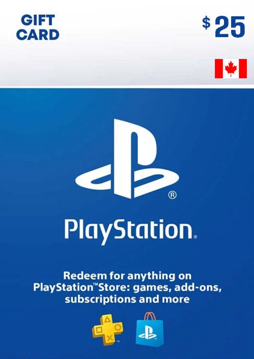 PLAYSTATION STORE GIFT CARD - 25 CAD (CANADA)