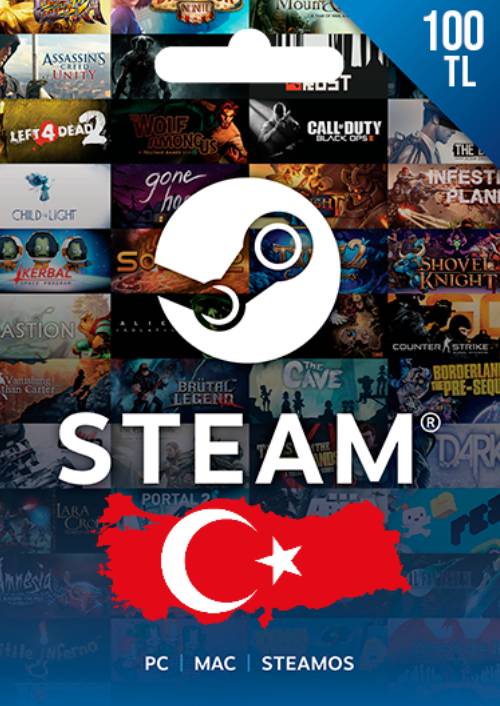 Steam Gift Card 100 TL (Turkey)