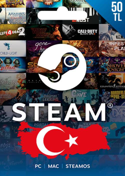 Steam Gift Card 50 TL (Turkey)
