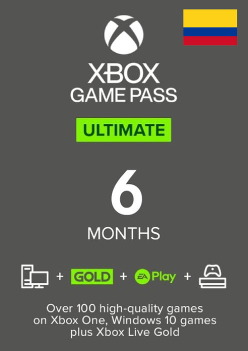 6 Months Xbox Game Pass Ultimate Xbox One/Xbox Series X|S/PC (Colombia)